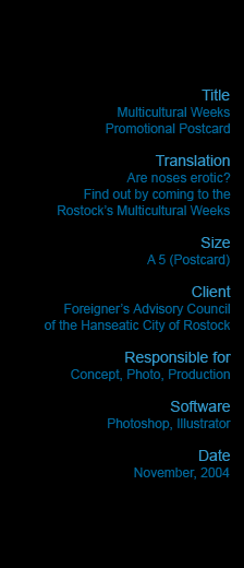 Multicultural Weeks Promotional Postcard