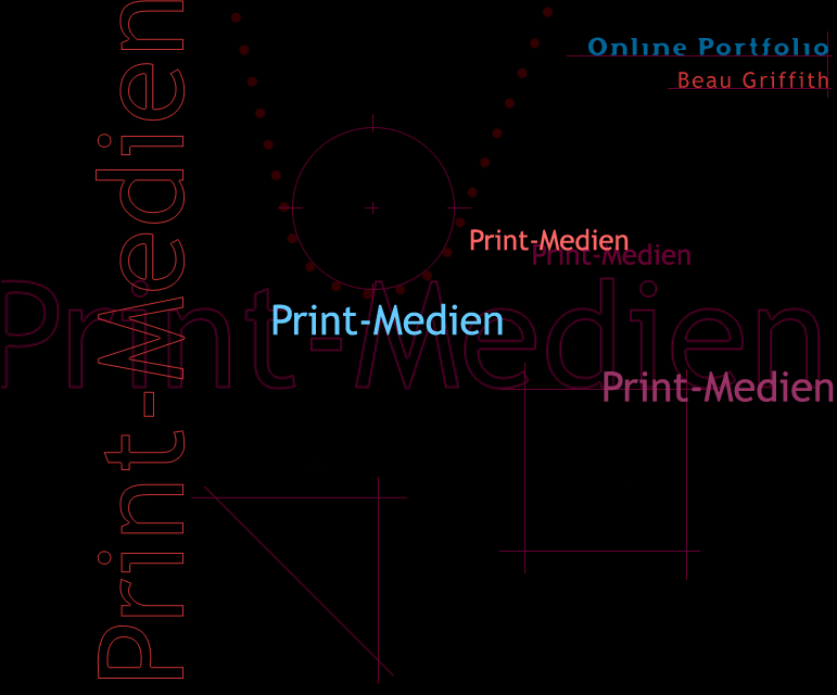 Online Portfolio Beau Griffith – Print-Medien